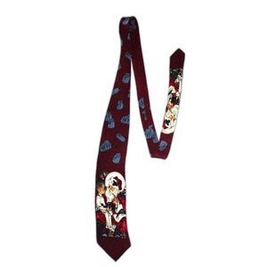 Vintage 1996 Christmas Santa Tie The Saturday Evening Post Curtis Publishing Co